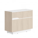 Комод с распашными дверями Line СФ-572101 Дуб серый Белый_0