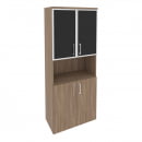 Шкаф высокий широкий ONIX O.ST-1.4R black Дуб Аризона_25