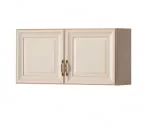 Шкаф навесной Марлен 481 Кремовый белый Патина_7