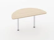 Приставка-полукруг для двух столов Glassy 2.18 Дуб Верцаска_3