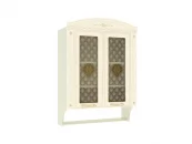 Шкаф-витрина с колоннами Милана 23.15 Сосна Астрид/Ваниль_8