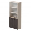 Шкаф комбинированный со стеклом Everprof EVO 254Н004 Дуб Пасадена Кашемир_3