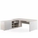 Стол рабочий на опорной креденции левый ZIO28510821 Светлый дуб_7