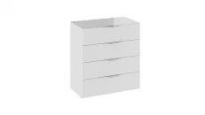 Комод Глосс ТД 319.04.01 Белый глянец/Стекло_0