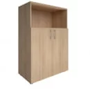 Шкаф книжный средний полуоткрытый без топа YALTA LT-ST 2.1L Снежная Патина_25