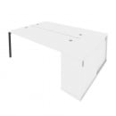 Рабочая станция с опорным шкафом-купе Metal System Б.РС-СШК-1.5 Белый/Антрацит_30