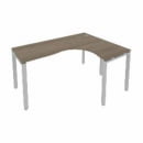 Стол письменный METAL SYSTEM Б.СА-4 Пр Вяз/Серый_22