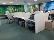 Рабочий модуль Twin 1000x1400x750 с 2-мя кабель-каналами Туя-З_0