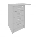 Тумба приставная с фолдингом Riva А.ТП-4.3F-S Серый_0