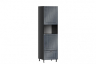 Шкаф для посуды 600 Мокка ЛД 274.260.000.180 Черный Дуб фактурный антрацит_18