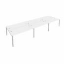 Рабочая станция на 6 раб.места Metal System Б.СМ-6.4 Белый/Серый_62