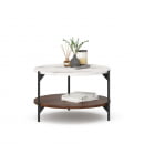 Стол журнальный 500 Вилена ЛД 138.160.000 Орех/Монте Белый_1