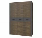 Шкаф трехдверный Куба ШР-3 Таксус Вольфрам_1