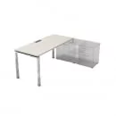Стол рабочий GLOSS LINE НСТП-П.974 Белый Премиум_54