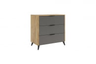 Комод Адам MSA-02 дуб крафт золотой/графит_0