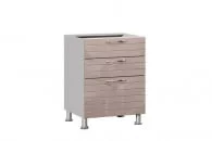 Тумба кухонная 600 с 3 ящиками (4) Анастасия ЛД 030.103.000 М Капучино_17