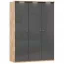 Шкаф трехстворчатый Фиджи 001 Дуб Золотой Белый_0