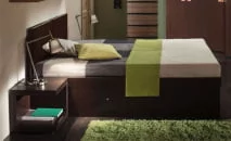 Кровать 2 (1600) HYPER Палисандр/Венге_1