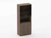 Шкаф высокий со стеклом и нишей Twin 16.16.161 Дуб Верцаска_34