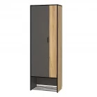 Шкаф двухстворчатый Ольга-Лофт 3 Дуб Крафт золотой Темно-серый_4