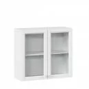 Шкаф кухонный 800 со стеклом Джулия ЛД 284.360.000.023 Белый_8