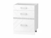 Напольный шкаф (3 ящика с системой плавного закрывания) Бьянка 102.91_17