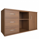 Тумба под оргтехнику сервисная Riva А.МТ-2 Орех Гварнери_1