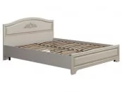 Кровать 1400 комфорт Белла  модуль 08 белый/джелато софт_1