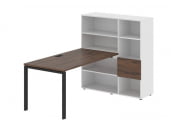 Рабочая станция EDIS EURST 1215 Дуб Денвер темный Черный Белый_66