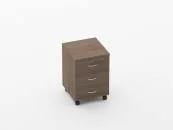 Тумба подкатная с 3-мя ящиками Twin 14.10.10 Туя_0