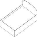 Кровать Проспект Гм.КР-12 вишня_0