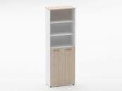 Шкаф 5 широкий верх открытый Deka 10.23.131 Дуб Сантана светлый/Белый_74