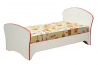 Кровать детская Юниор-10 800*1600 Белый_0