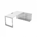 Стол рабочий GLOSS LINE НСТП-О.994 Белый Премиум_51