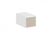 Подвесная тумба с 2 ящиками Sigma SG.537.WH.OD Белый Дуб темный_16
