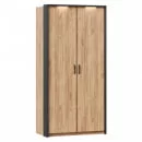 Шкаф двухстворчатый с паспарту Техно 03 Дуб Золотой_2