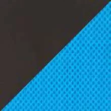 Черный/голубой