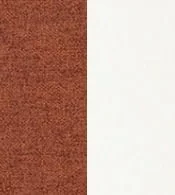 Terracota (жаккард)/Эмаль белая