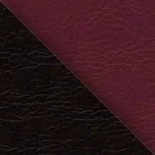 Иск. кожа черная / бордо 36-6/36-7