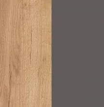 Дуб Крафт Золотой/Темно-серый