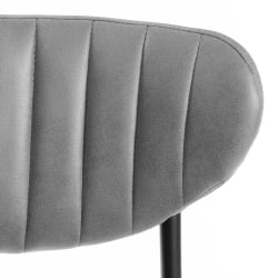 Кресло SLIM иск. замша, Grey (Cерый)