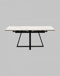 Стол Кассика 120*80 см столешница керамика белый