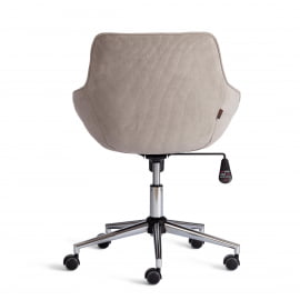 Кресло DUBLIN хром вельвет, серый