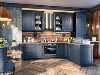 Фасад дверь 450 Мокка ЛД 274.030.000 Дуб фактурный антрацит