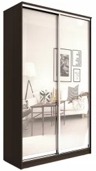 Двустворчатый гардеробный шкаф Хит-23-12-55 Аруба Венге