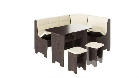 Кухонный уголок Техас Исп.2 Венге/Кашемир Крем