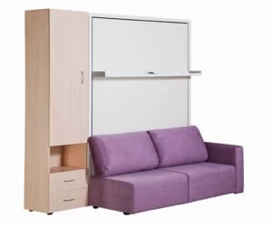 Кровать-трансформер Смарт 1 3-в-1 левый 1400 Ясень шимо темный