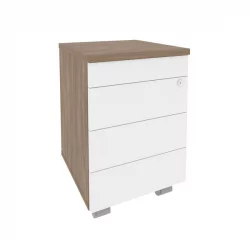 Тумба мобильная (TIP-ON) ONIX O.TM-3 TIP Дуб Аризона/Белый
