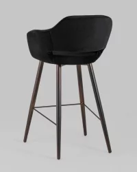 Стул барный Саймон Б велюр Черный