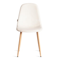 Стул со спинкой БРЕЕЗЕ (мод. ДЖСC-58) Велюр/металл , 44 х 53 х 86 см, Лигхт беиге (светло-бежевый) ХЛР1 / натуральный / BREEZE (mod. JSC-58) Light beige HLR1